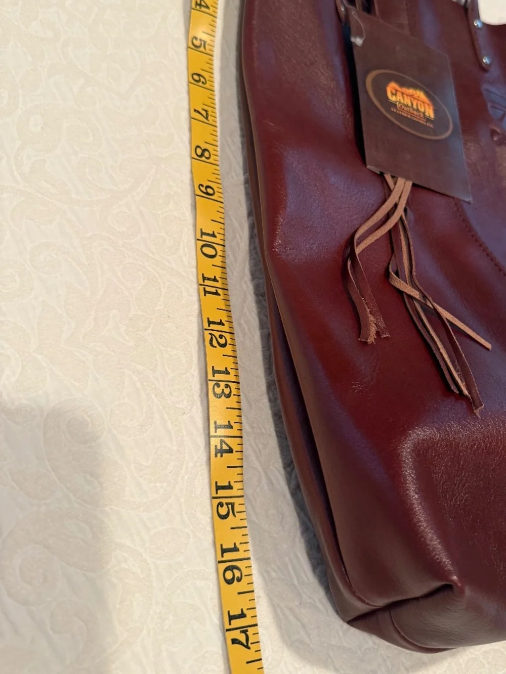 Cessna Leather Tote, by Canyon Outback, New and Never Worn